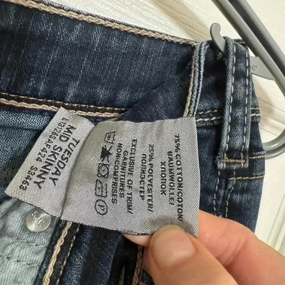 SILVER JEANS Tuesday Mid Skinny - Picture 7 of 10